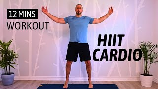 12 Minute At Home CARDIO WORKOUT Without Equipment [upl. by Haseefan]