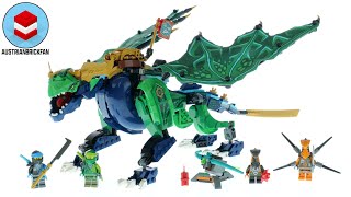 LEGO Ninjago 71766 Lloyds Legendary Dragon  LEGO Speed Build Review [upl. by Sungam]