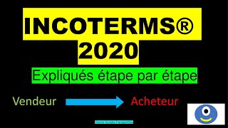 INCOTERMS 2020 expliqués étape par étape bacpro otm logistique transport logistics formation [upl. by Oisor]