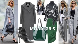 MODA TENDENCIA OTOÑO INVIERNO 20242025 OUTFITS BONITOS EL COLOR QUE REJUVENECE A MUJERES MADURAS [upl. by Thalia]