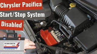 Chrysler Pacifica  Start Stop System Disabled [upl. by Darrick935]