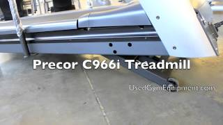 Precor C966 Treadmills Watermark [upl. by Ayim578]