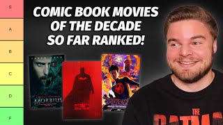 Comic Book Movies of the Decade So Far Ranked TIER LIST [upl. by Guinn]