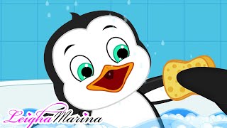 The Bath Song  Nursery Rhyme for Kids  Leigha Marina [upl. by Aehsa855]