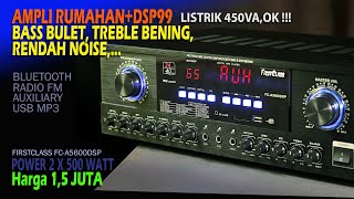 Ampli Rumahan Bass Bulet Treble Bening FCA5600DSP [upl. by Nnylatsyrk]