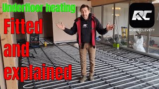 Underfloor heating system fully fitted ready for screeding [upl. by Darum]