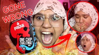 I DID THE ONE CHIP CHALLENGE  EPIC FAIL 🥵🌶️🔥 [upl. by Dira113]