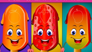 The Finger Family  Ice Cream Family  Nursery Rhymes For Children [upl. by Annyrb]