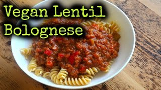 Vegan Lentil Bolognese [upl. by Geof]