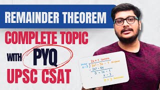 UPSC CSATNumber SystemRemainder theorem by Aayush Sir ias ips csat unitdigit upsc [upl. by Riobard]