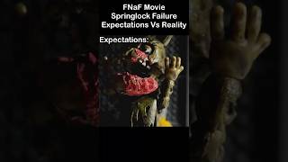 FNaF Movie Expectations Vs Reality Springlock Failure  FNaF Movie MEME [upl. by Retsof37]