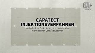 Capatect Injektionsverfahren  Nachträgliche Ertüchtigung bei bestehenden WDVS [upl. by Nylrebma388]