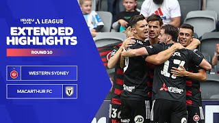 Western Sydney Wanderers v Macarthur  Extended Highlights  Isuzu UTE ALeague 202324  Round 10 [upl. by Rector63]