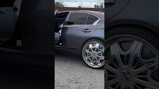 Outrageous Infiniti Q50 on 26” DUB Floaters 🔊🔊 [upl. by Noicpecnoc54]