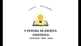 V Oficina de Escrita Científica [upl. by Swanson]