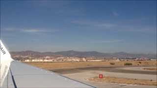 Plane takeoff and landing  Inside view  Full HD [upl. by Llener]