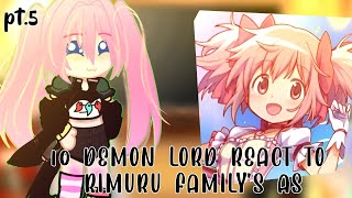 × 10 Great Demon Lord React To Rimuru Family As × 5  Older sister As Madoka kaname [upl. by Aretta674]