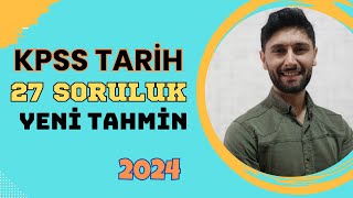 KPSS Tarih Yeni Tahmin 2024  KPSS LisansÖnlisans kpss kpss2024 [upl. by Thormora796]