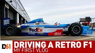 What its Like Driving a Retro F1 Car amp my first VLOG [upl. by Eelirak]