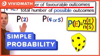 Simple Probability  VividMathcom [upl. by Etnoed]