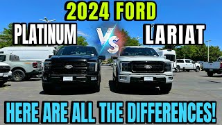 2024 Ford F150 Platinum VS Lariat  Here Are All The Differences [upl. by Aivartal]