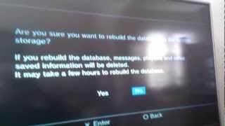 How to Rebuild The PS3 Database  Recovery Menu  Safe Menu [upl. by Posner]