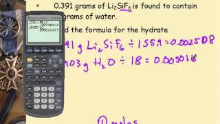 Hydrate Calculations [upl. by Alston]