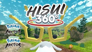 UK 360° View of Hisui  Pokémon Legends Arceus [upl. by Nnyletak314]