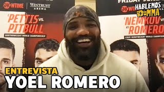 Yoel Romero habla pelea de título vs Vadim Nemkov KOs favoritos en UFC más  Bellator 297 [upl. by Strickman]