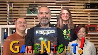 Arkham Horror The Card Game  GameNight Se4 E24  How to Play and Playthrough [upl. by Maurita400]