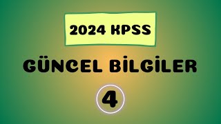 2024 KPSS EkysEkpssOrtaöğretimÖnlisansLisans Güncel Bilgiler 4 Video [upl. by Yxel261]