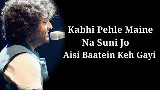 Ishq Mubarak Lyrics  Tum Bin 2  Arijit Singh  Neha Sharma Aditya Seal amp Aashim Gulati [upl. by Rieger699]