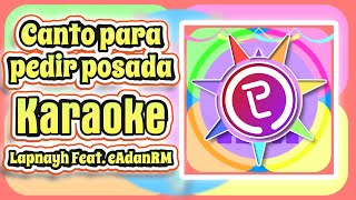 Canto para pedir posada 🕯️Karaoke Posada 2022  Versión CumbiaMix  4K [upl. by Enyrehtac]