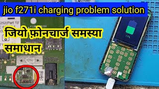 how to jio f271i charging problem solution Jio phone charging ripiaring [upl. by Oneg]