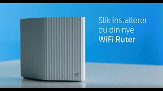 Eksperthjelp Slik installerer du WiFi Ruter  Fiber  Telenor Norge [upl. by Naegem]