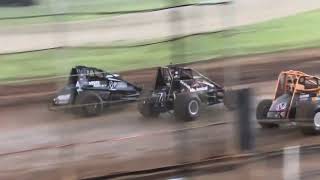 Wingless Sprints Kingaroy Speedway 160324 Heat Shane Ryan Memorial [upl. by Boser]