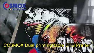 Dualstation DTG Printer printing video new [upl. by Asenab246]