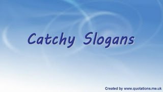 ♦●♦ Catchy Slogans  Famous Catchy Slogans ♦●♦ [upl. by Artimas]