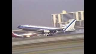 Eastern Air Lines Lockheed L10113851 Arriving amp Departing LAX [upl. by Odiug862]