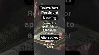 Pertinent meaning shorts [upl. by Rus]