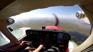 Approach and landing on the Isle Of Tiree Scotland 23072014 [upl. by Oiralednac514]