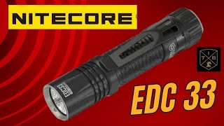 Nitecore EDC33 Flashlight Test amp Review [upl. by Eseryt]