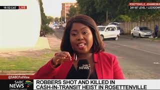 CIT Heist I Police Minister visits scene after six suspects killed in Rosettenville [upl. by Nial285]