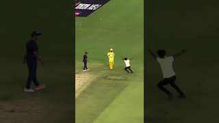 MSD Fan entered into the ground to hug MS Dhoni 🥺❤ cskvsgt ipl2024 msdhoni cricket ipl short [upl. by Anilahs]