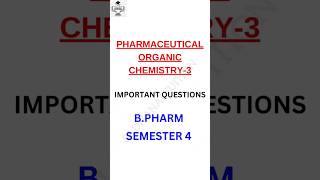 Pharmaceutical organic chemistry3 previous year important questions poc3 poc bpharmsem4 [upl. by Edahs]