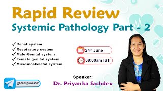 Super Simplified Pathology by Dr Priyanka Sachdev  Systemic Pathology Part  2 [upl. by Alvita]