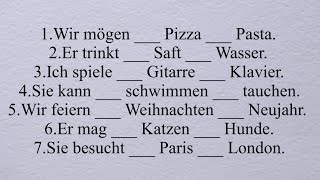 Sowohlals auch wedernoch Deutsche Konjunktionen Dativ Akkusativ A1 A2 B1 [upl. by Yrral328]