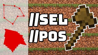 Minecraft WorldEdit Sel Pos Region Selection Command Tutorial 120 [upl. by Nemsaj779]