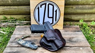 1791 Gun Leather Holster  Glock 1923 [upl. by Azne]