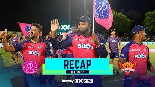 Paarl Royals v Sunrisers Eastern Cape  Match 27 Recap  Betway SA20 [upl. by Stock179]